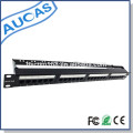 AUCAS de alta calidad RJ45 24 Puertos Unshielded cat6 Patch Panel